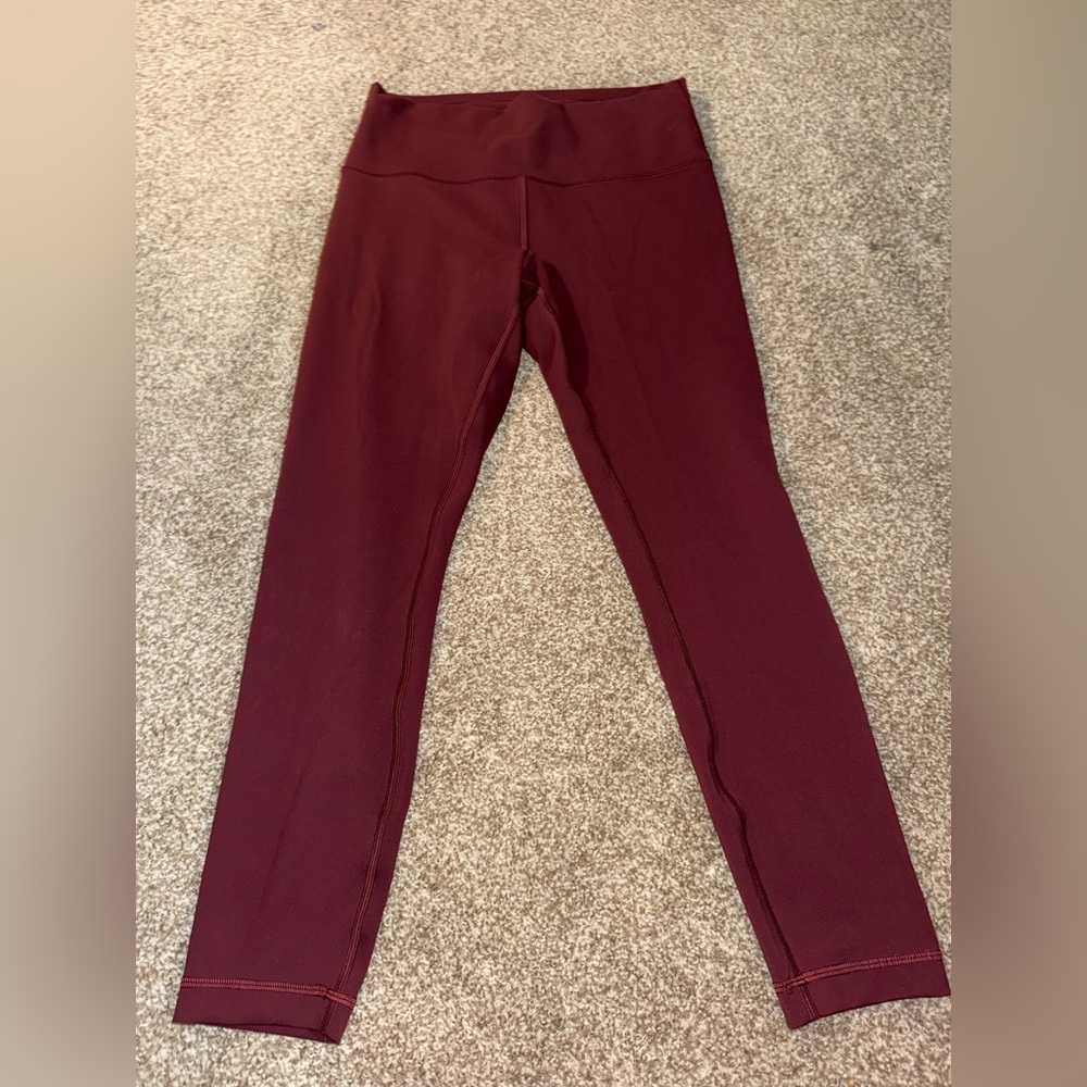 lululemon athletica Burgundy Leggings